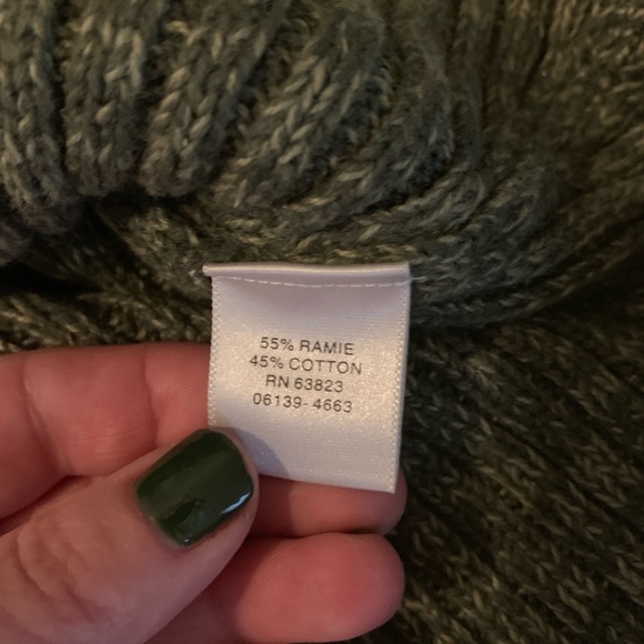 Green Christopher & Banks Sweater - Picture 3 of 4